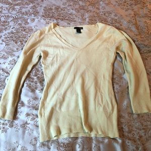 Light Yellow H&M V Neck